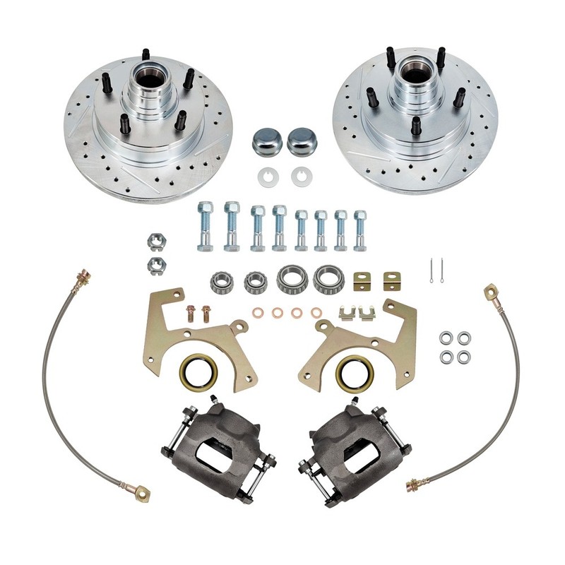 For 57-64 Ford F100 Truck Complete Deluxe Bolt On Disc Brake Kit gallery