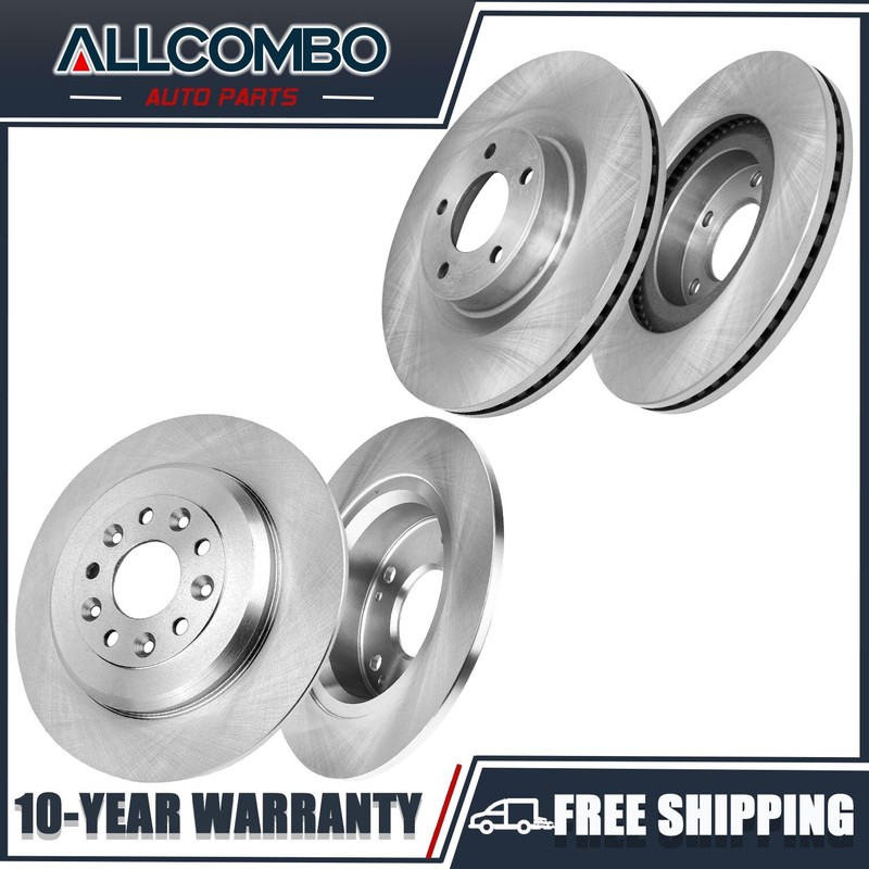 Front and Rear Disc Brakes Rotors for 2011 – 14 Ford Edge 2011 – 15 Lincoln MKX