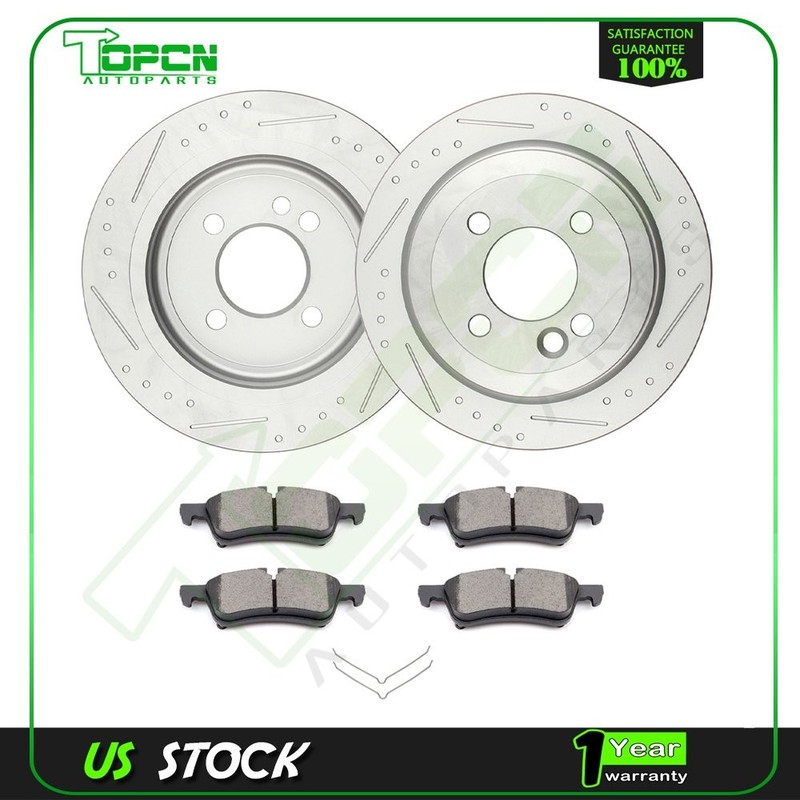 Rear 259 mm Brake Disccs Rotors And Ceramic Pads For 2002 – 2006 Mini Cooper
