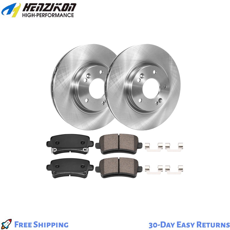 Front Disc Brake Rotors & Brake Pads Ceramic for Hyundai Santa Fe Kia Sorento US gallery