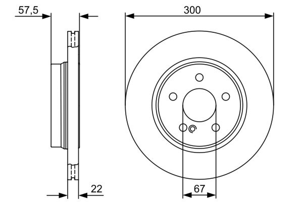 2x Brake Discs Pair Vented fits MERCEDES E400 A207, C207 3.5 Rear 14 to 16 300mm gallery