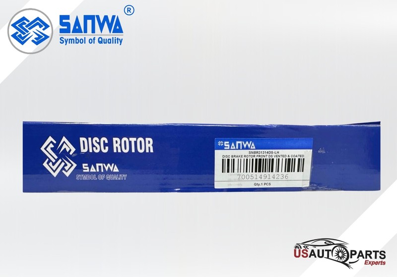 FRONT LH BRAKE ROTOR VENTED & GEOMET COATED D&S 296 mm FOR LEXUS IS250 2002-2015 gallery