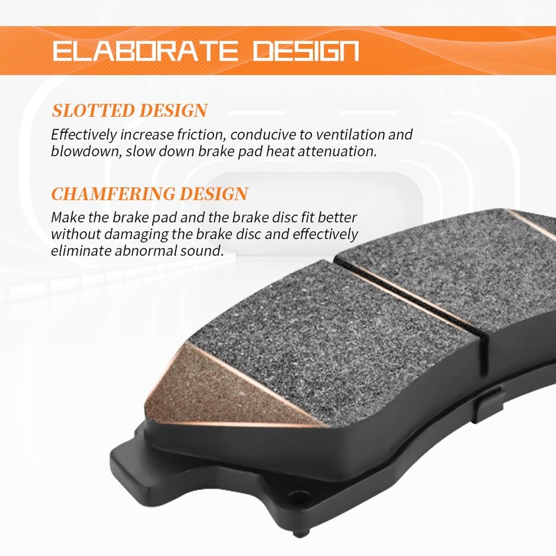 Front Drilled Brake Rotors Ceramic Brake Pad For 2007-2015 Ford Edge Lincoln MKX gallery