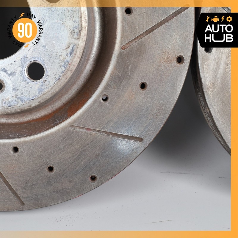 12-18 Audi 4G8 A7 A8 S7 S Front Brake Rotors Disc Left and Right Set Aftermarket gallery