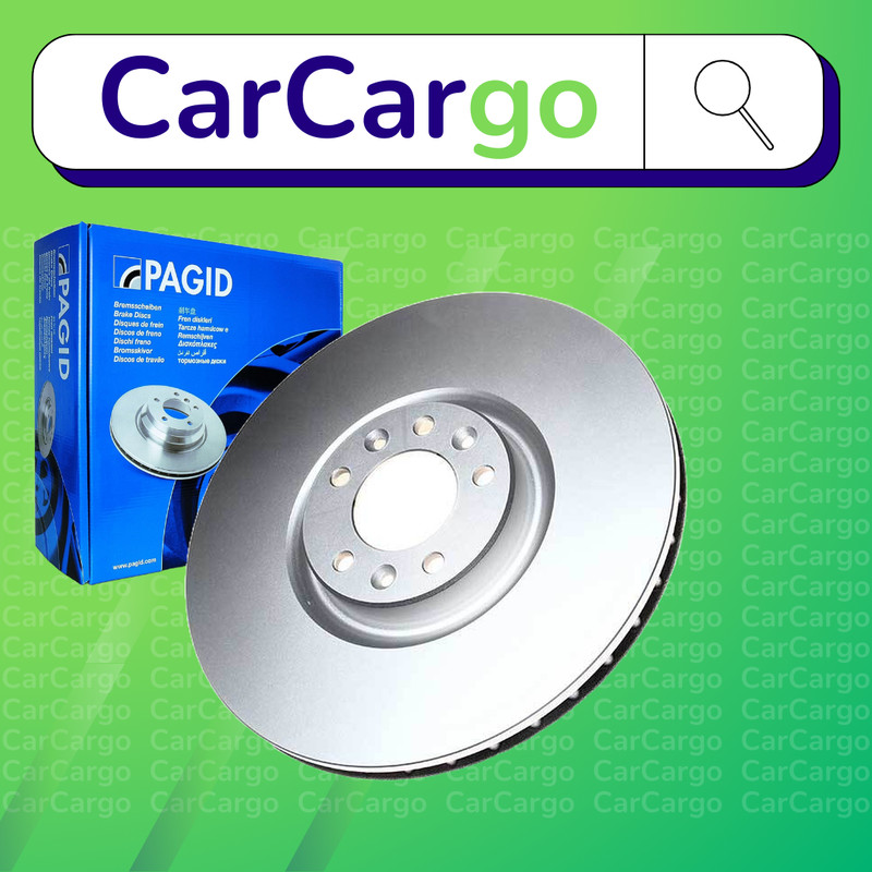 Pagid Vented Front Brake Discs Peugeot 508 2.0 HDi Hybrid4 AWC 2010-2018 340 mm