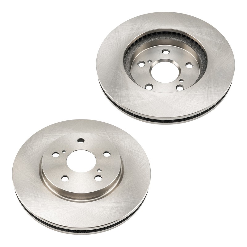 2x 296mm Front Disc Rotors Fits 2002-2006 Toyota Camry 2007-2010 Toyota Sienna gallery