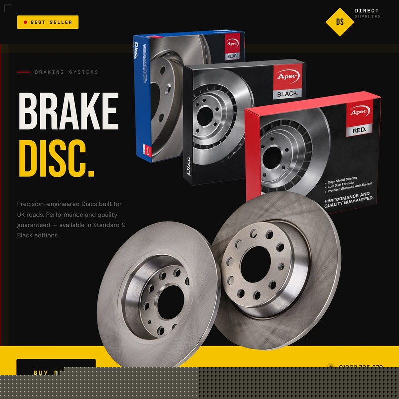 2x APEC Front Brake Discs Fits AUDI A4 B9 Avant (8W5, 125kW/170HP/1984cc DSK2657 gallery