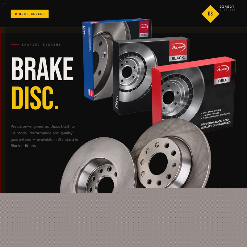 2x APEC Rear Brake Discs Fits BMW 5 Touring (G31 140kW/190HP/1995cc 3 DSK3406 gallery