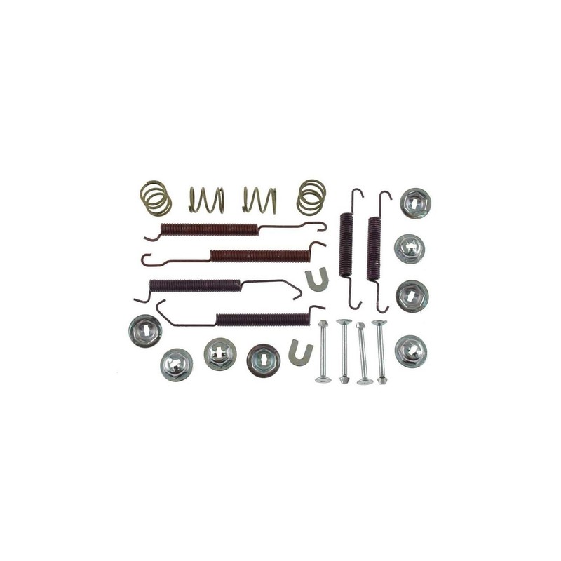Front Rotor Pad Rear Drum & Shoe Wheel Cylinder Springs Fit Dodge Neon 2000-2005 gallery