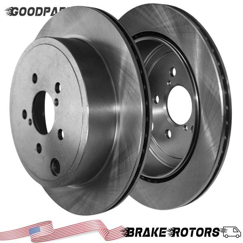 259mm Rear Left & Right Disc Brake Rotors for Mini Cooper 2014-2019 1.5L 5 Lug
