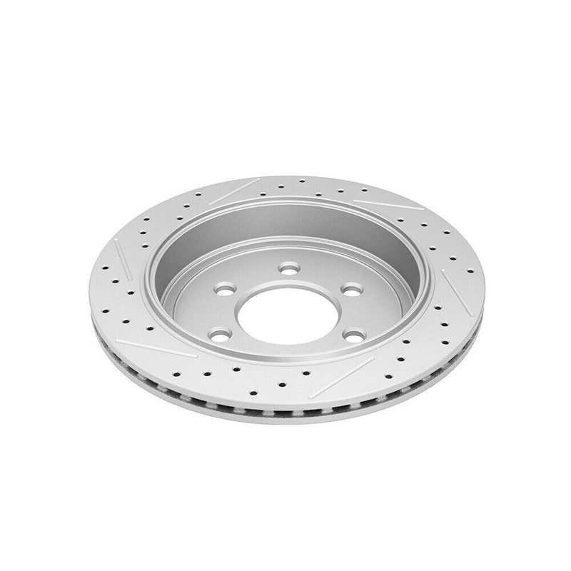 2pcs Rear Drilled Disc Brake Rotor for VW Golf Passat Altas GTI Audi A3 S3 TT gallery