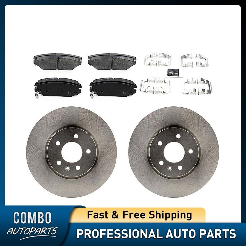 Front Disc Brake Rotors + Brake Pads for Buick Cascada 1.6L 2016 2017 2018 2019