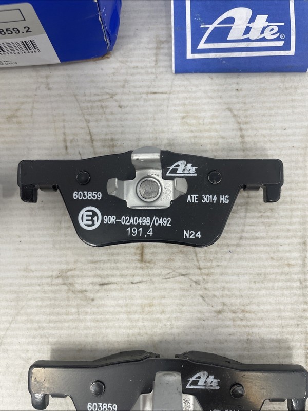 4 ATE 3414 HG Brake Pad Set BMW REAR - 90R-02A0498/0492 - 603859 (191.4, N24) gallery