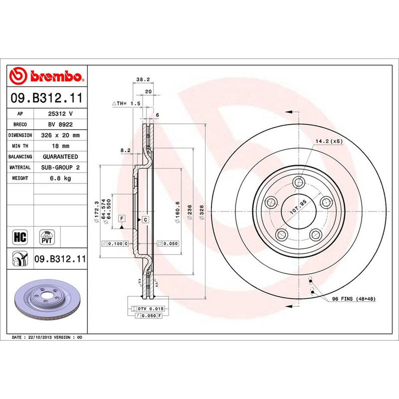 Front and Rear Disc Brake Rotors Fits Jaguar S-Type 4.2L Jaguar Super V8 4.2L gallery
