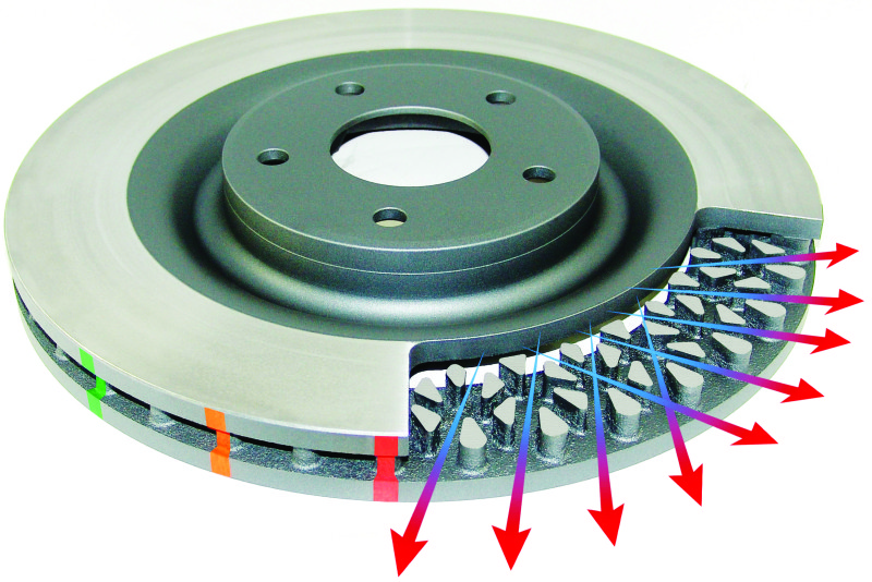 DBA For 16-18 Ford Focus RS Front 4000 Series Plain Rotor With High Carbon Iron