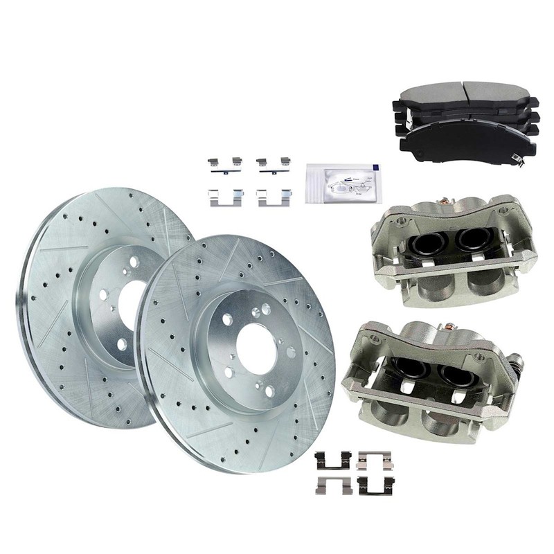 Brake Kit With Calipers 2-Wheel Set Front for Acura MDX ZDX 2010-2013