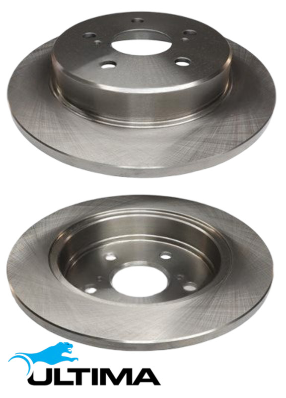 REAR SOLID DISC BRAKE ROTOR SET FOR TOYOTA A25A-FXS M20A-FKS A25A-FKS 2.0 2.5 I4