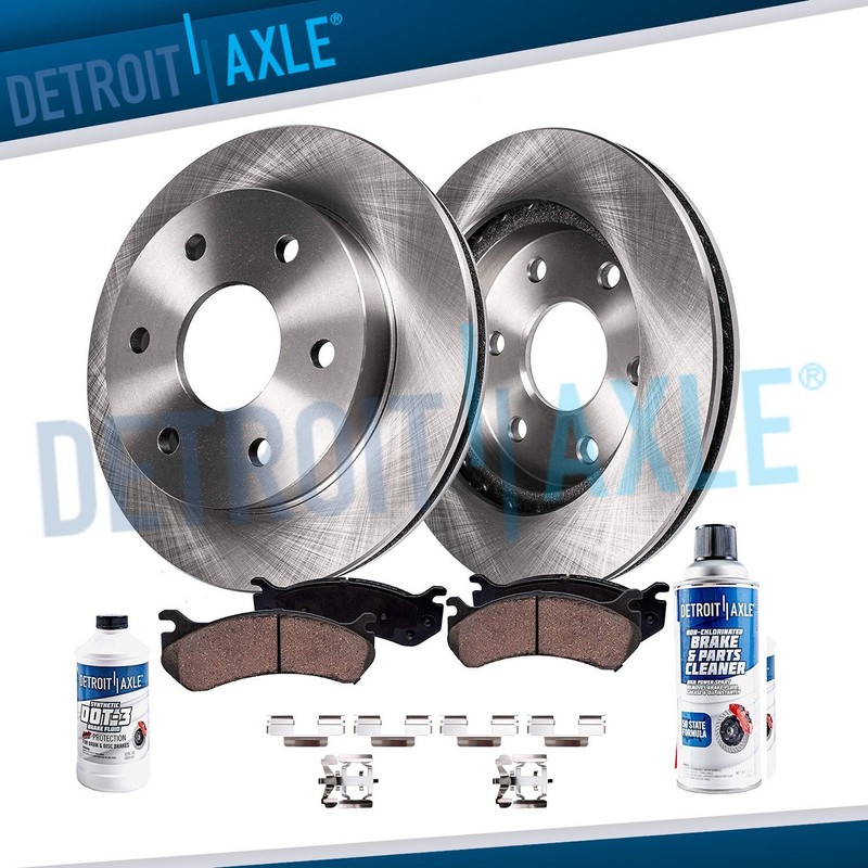 Rear Disc Brake Rotors Ceramic Brake Pads for Chevy Silverado 1500 Tahoe Astro