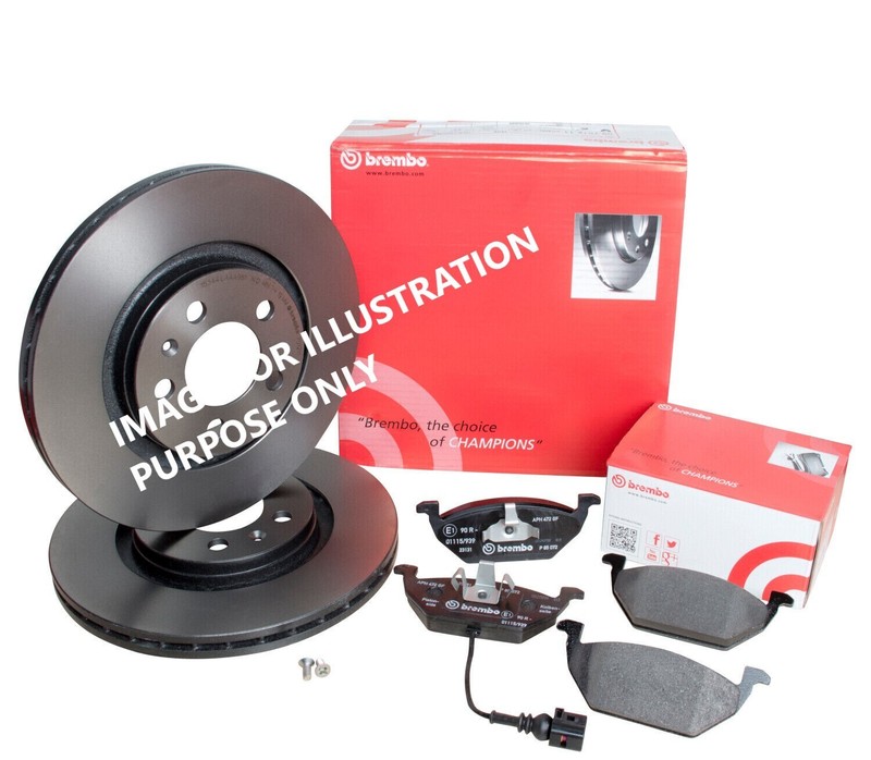 FOR VAUXHALL Corsa C 1.8 BREMBO FRONT BRAKE DISCS 260MM & BRAKE PADS SET