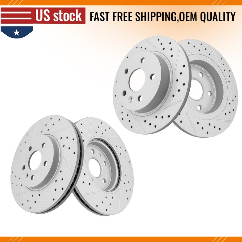 300mm Front And 268mm Rear Disc Brake Rotors for Chevrolet Trax Buick Encore