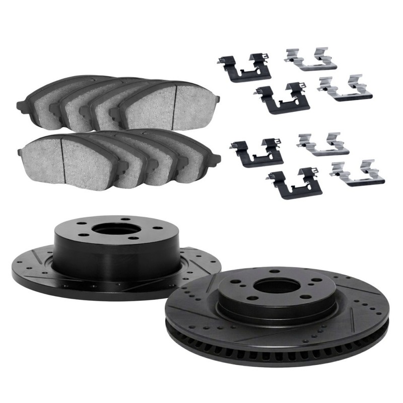 For Chevy Impala Limited 2014-2016 Brake Rotor Set | Drilled and Slotted gallery