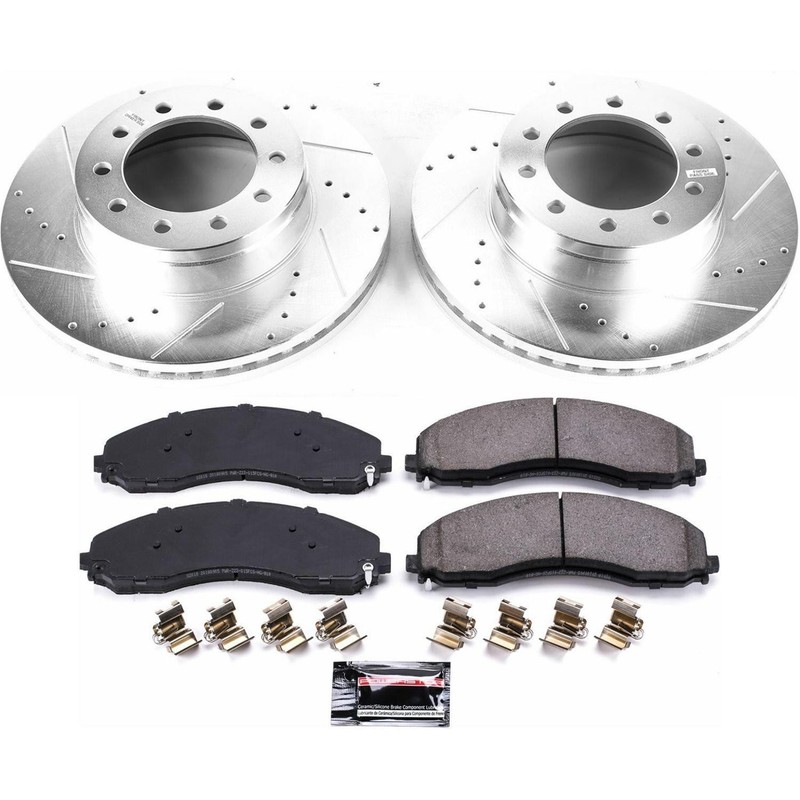 Power Stop K7422-36 Brake Rotor and Pad Combo Z36 Truck and Tow