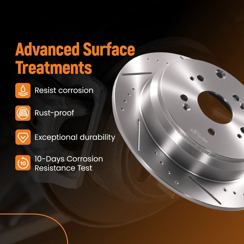 Rear Brake Rotors & Ceramic Pads For Acura RDX 2010-2018 Honda CR-V 2005-2016 gallery