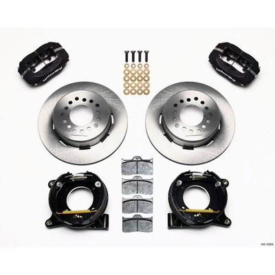 WILWOOD 63-87 GM C10 P/U Rear Brake Kit Black Caliper- 140-10094