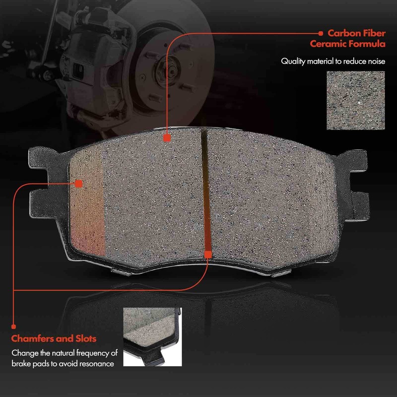 Front Disc Brake Rotors Pad & Rear Brake Drum Shoe for Hyundai Accent 06-11 Kia gallery