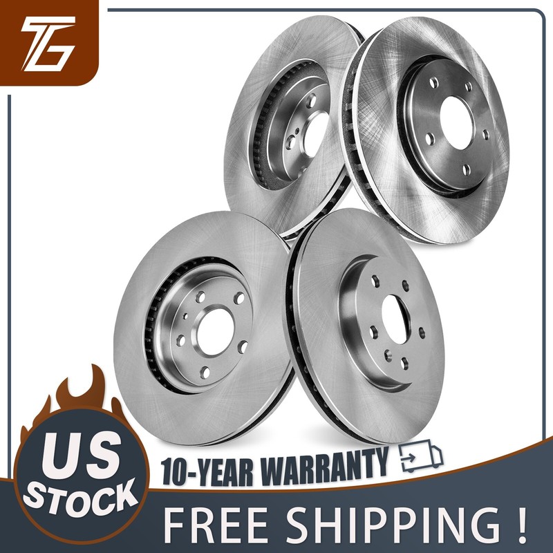 Front Rear Brake Rotors Kit for Chevrolet Impala Buick Lacrosse Allure Saab 9-5