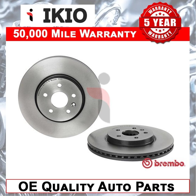 Fits Vauxhall Mokka 2012- + Other Models Brake Disc Front Ikio