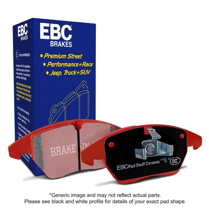 EBC Redstuff 3000 Series Sport Brake Pad Front For PORSCHE VOLKSWAGEN DP31835C