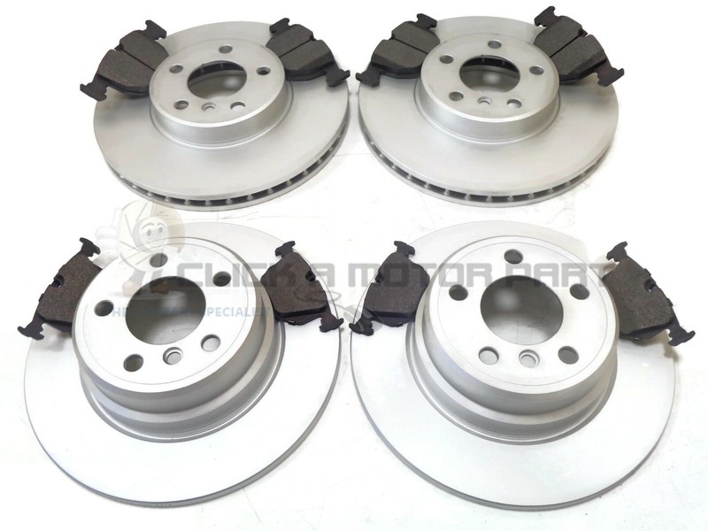 BMW X5 E53 3.0 3.0D 4.4 2000-2006 FRONT & REAR BRAKE DISCS AND MINTEX PADS NEW