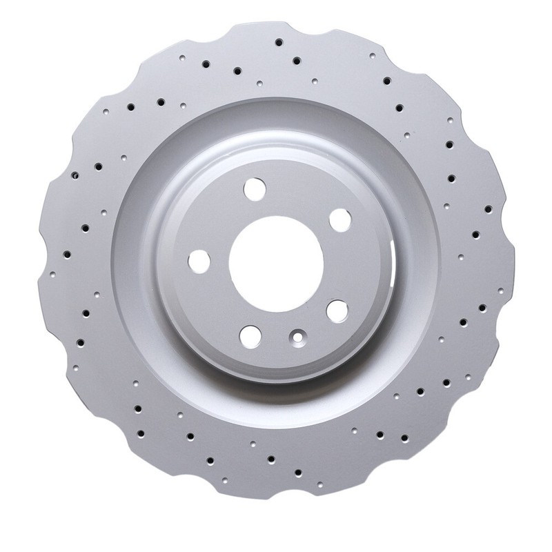 For AUDI RS7 14-18 Set of Front & Rear Vented Drilled Dimpled Disc Brake Rotors gallery