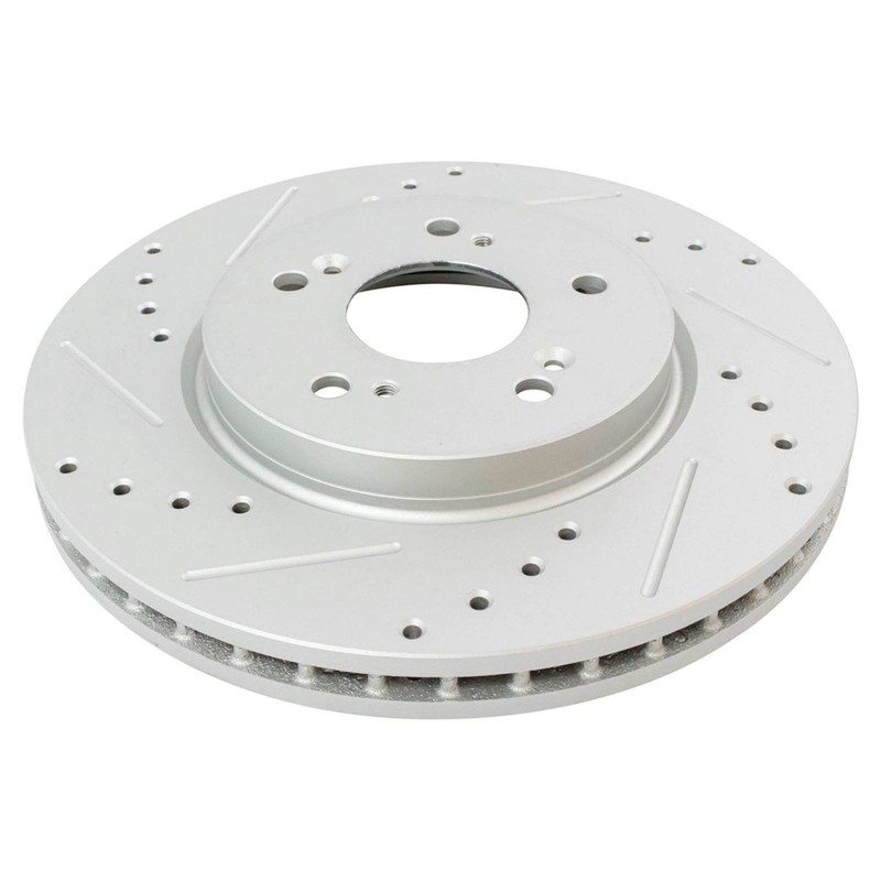 Front Ceramic Brake Pad & Performance Coated Rotor Kit w/Chemicals gallery