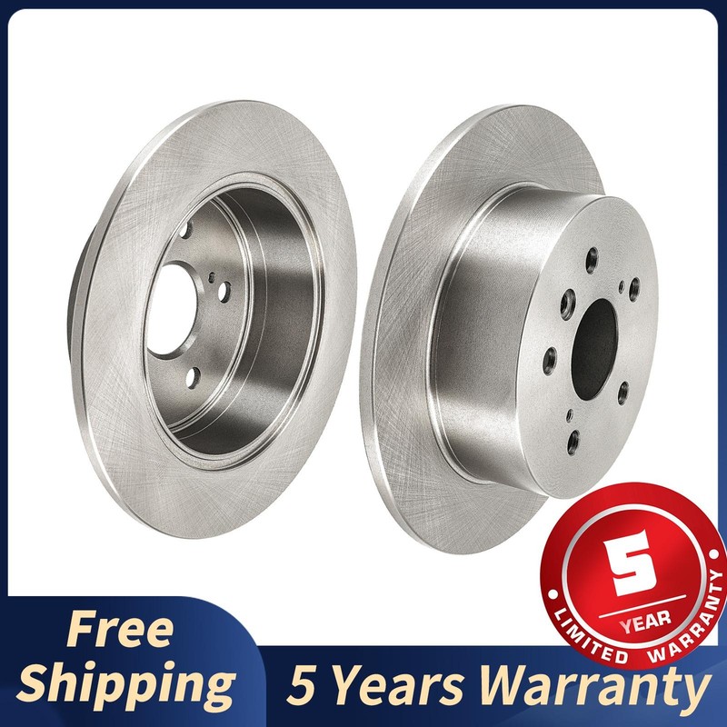 2x Rear Brake Rotors Fits Toyota Camry 2012-2017 Lexus ES350 Avalon 2013-2018