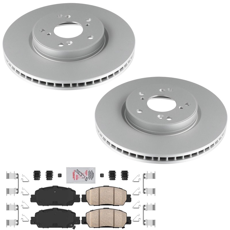 Front Disc Brake Rotors Ceramic Brake Pads for Honda Civic Hybrid 2025 2026