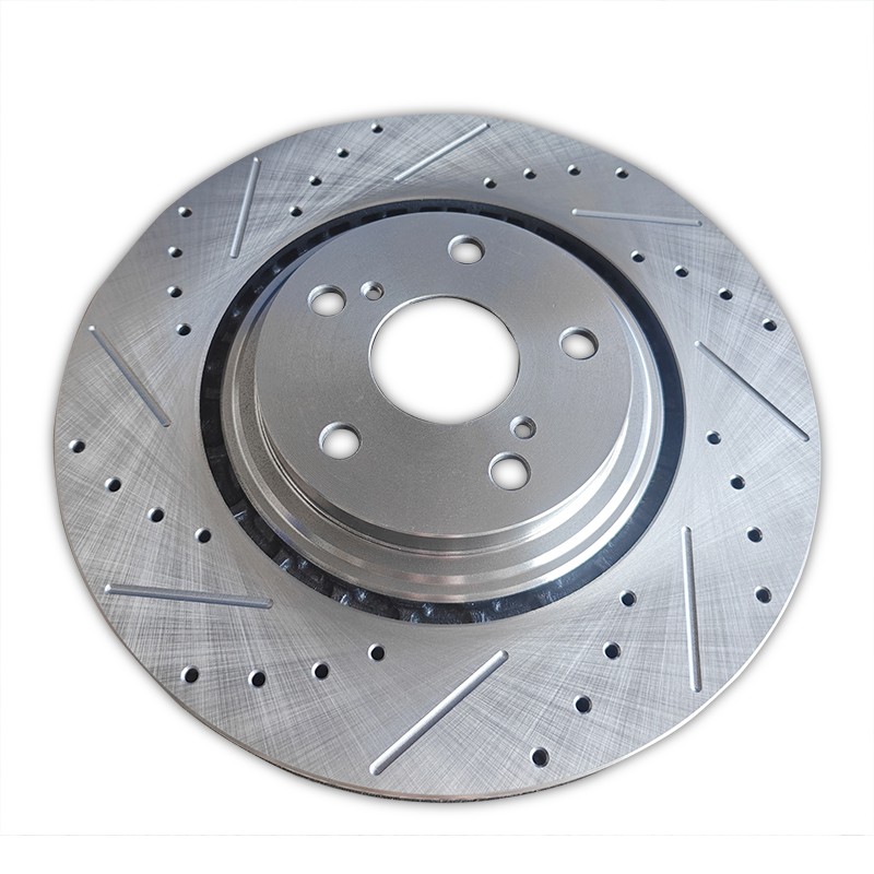 2pcs Front Drilled Slotted Brake Rotor Fit Toyota Sienna Highlander RX350 RX450h gallery