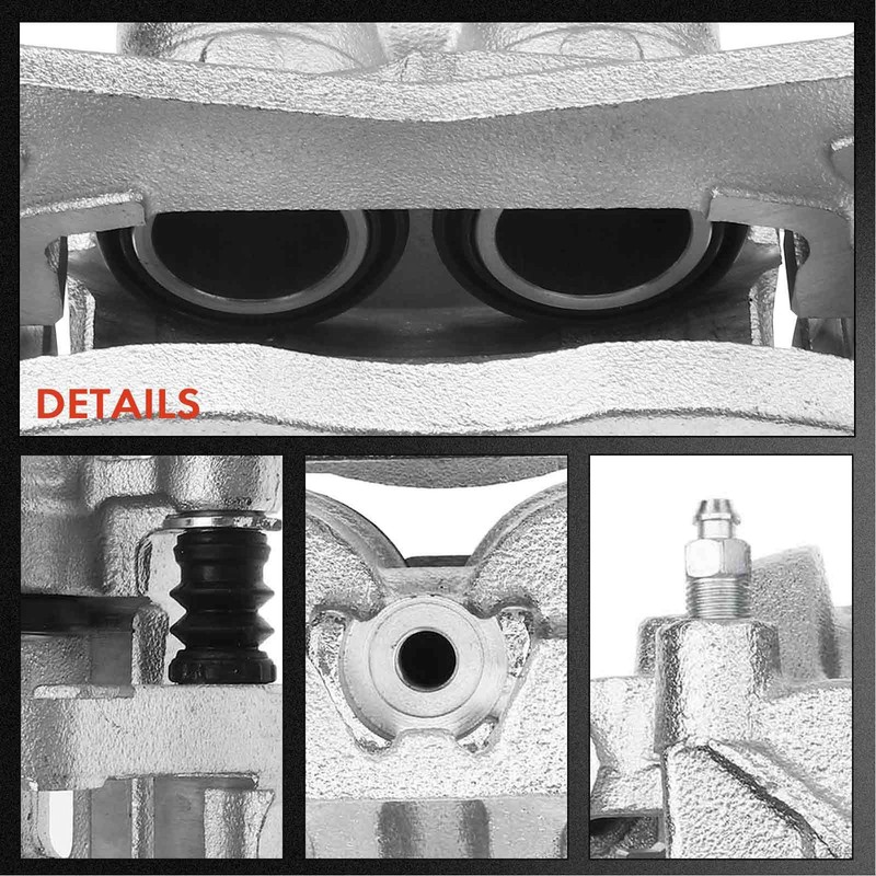 Front Disc Rotors & Ceramic Brake Pads + Brake Caliper for Subaru Legacy Outback gallery