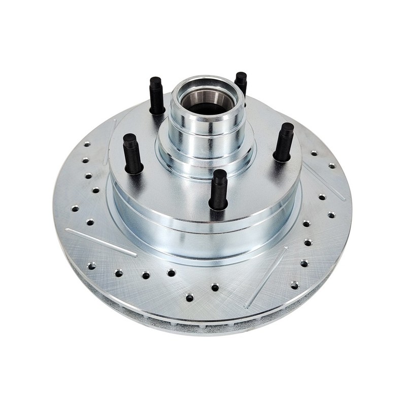 For 1948-1956 Ford F-100 1/2 Ton Deluxe 5x5-1/2" Disc Brake Kit w/Drilled rotor gallery