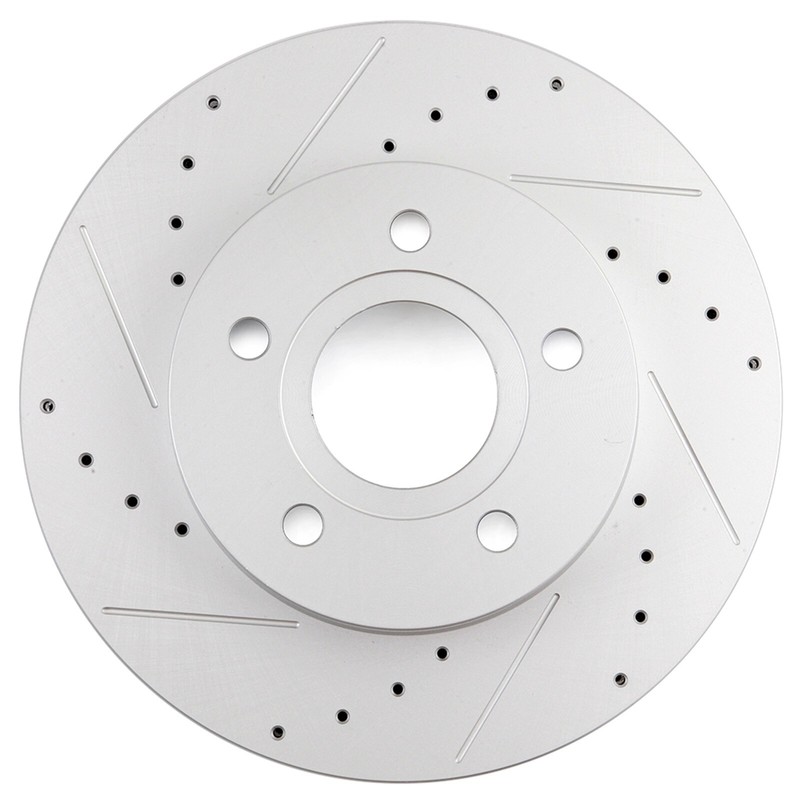 FRONT DISC BRAKE ROTORS + CERAMIC PADS KIT FITS 1999 - 2004 JEEP GRAND CHEROKEE gallery