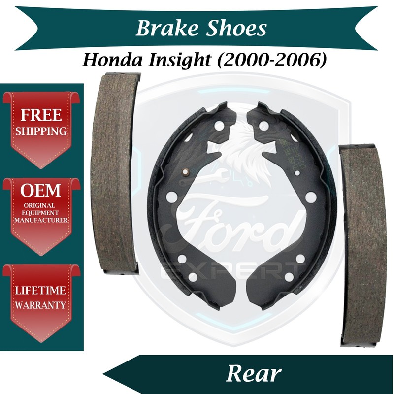 New OE Rear Brake Shoes For 2000-2006 Honda Insight 1.0L Hybrid Lifetime Warra.