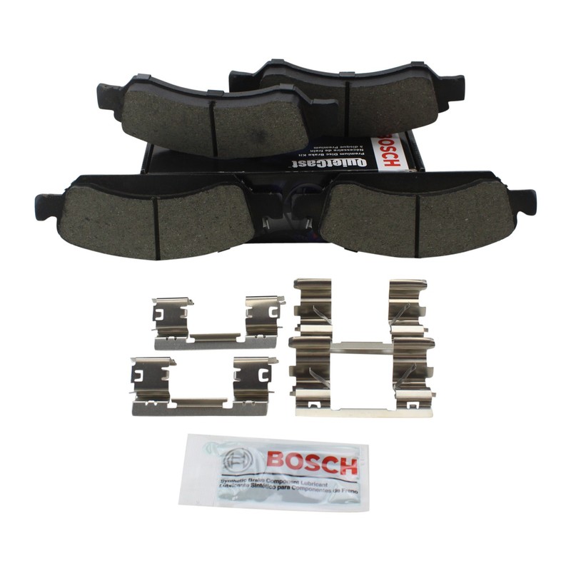 DuraGo Front Rear Rotors Bosch QuietCast Ceramic Brake Pads Kit for Savana 1500 gallery