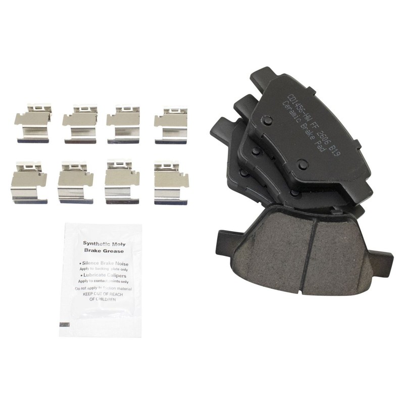 Front & Rear Ceramic Brake Pad & Performance Rotor Kit for VW Jetta Golf gallery