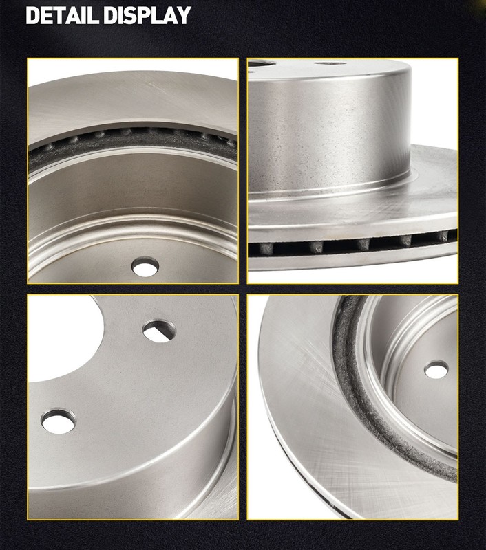 Rear Vented Rotors Fits Ram 3500 2011-2018 2021-2023 Ram 2500 2011-2023 2pc gallery