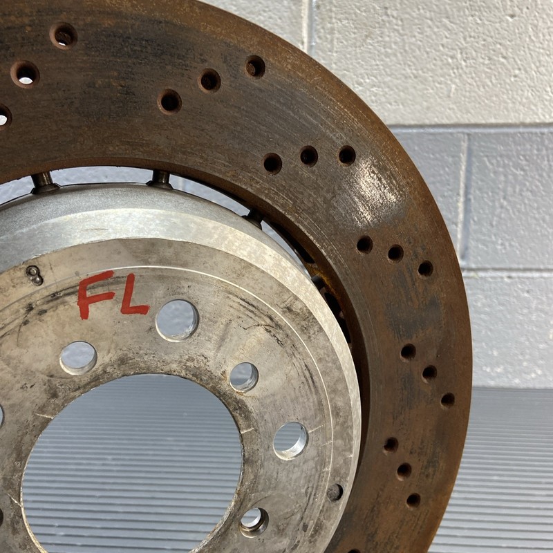 2008-2013 BMW M3 E92 4.0L V8 Front Left Brake Rotor 2283801 88k Miles OEM gallery