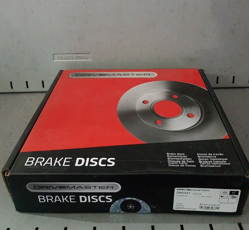 Drivemaster DMD047 Rear Brake Disc(1) 284mm x 61.1mm x 10mm HYUNDIA,KIA