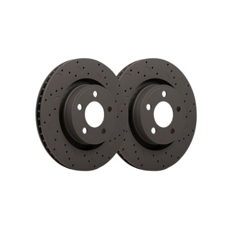 Hawk Performance Brake Rotor Talon Rear Pair Mustang Performance Package EcoB…