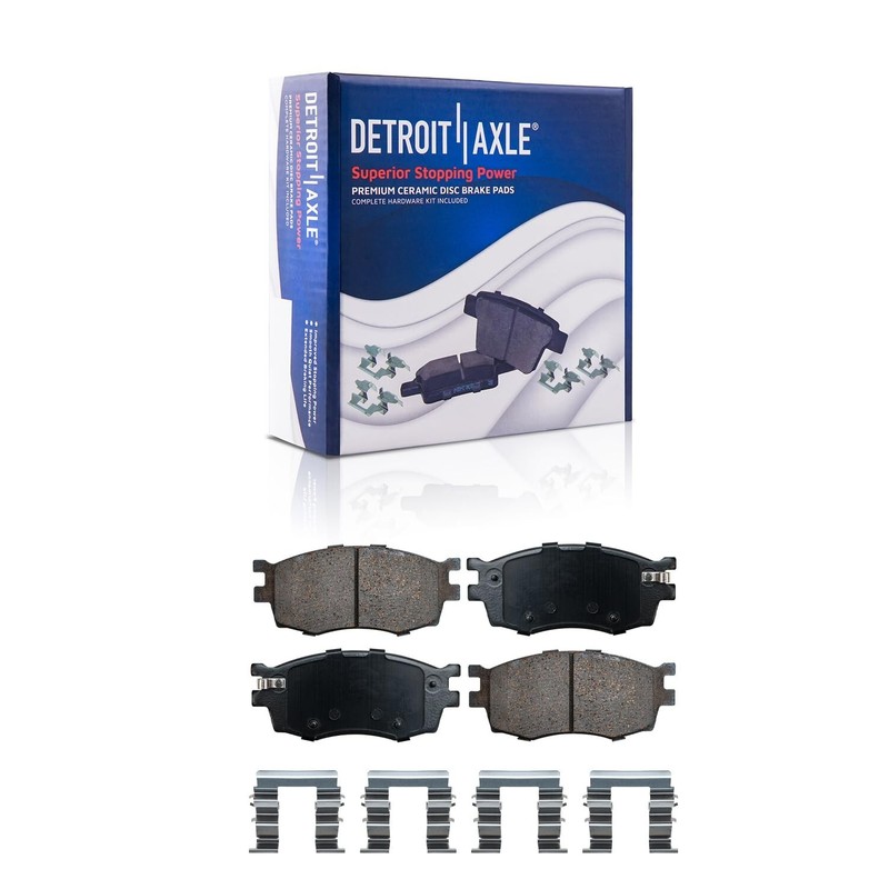 Front Disc Brake Rotors + Ceramic Brake Pads Kit for Hyundai Accent Kia Rio Rio5 gallery