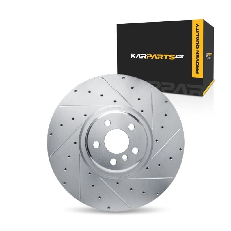 For BMW 840i/M850i xDrive Gran Coupe 2020-2026 Brake Rotor Front, Passenger Side